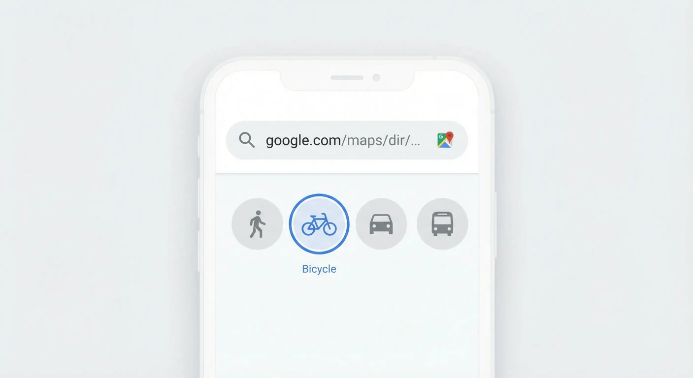 Auto-detect travel mode from Maps link